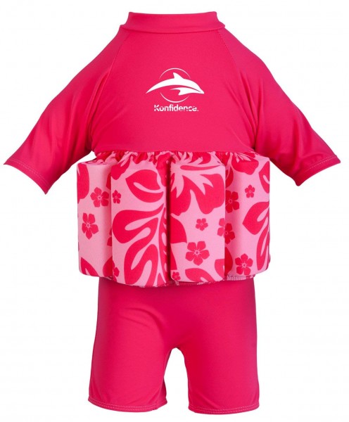 Konfidence Float Suit Pink Hibiskus