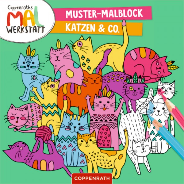 Coppenrath Muster-Malblock Katzen